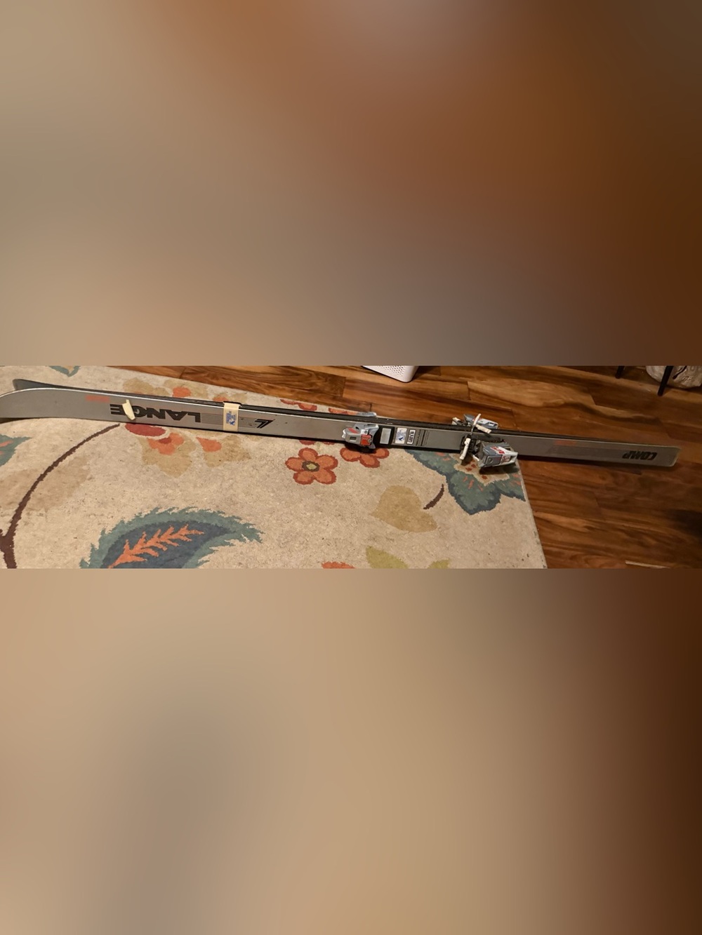 Vintage Lange skis - Silver